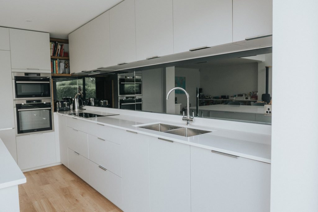 Matte Light Grey Modern Powell's Kitchen 3