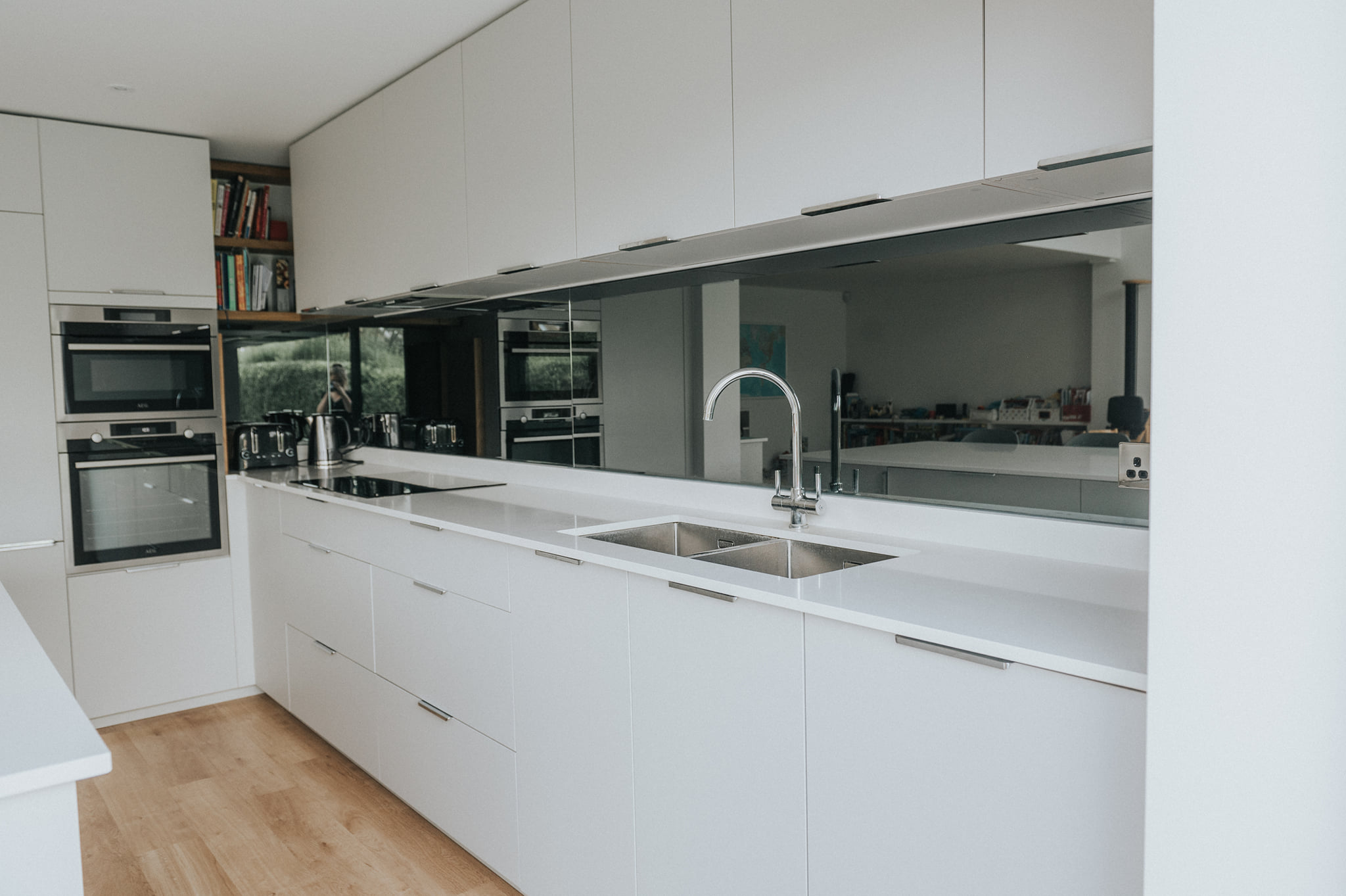 Matte Light Grey Modern Powell's Kitchen 3