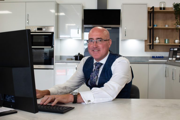 Ross McFarlane, franchise owner and manager of The Kitchen Depot Stirling