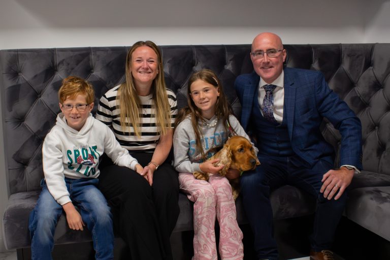 The McFarlane Family, the proud owners of The Kitchen Depot Stirling