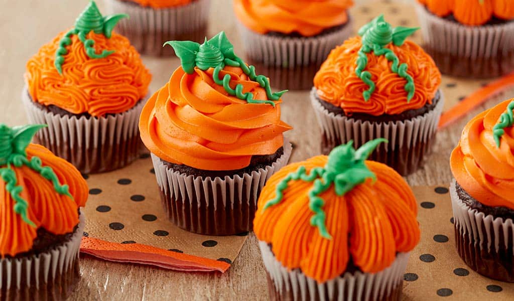 Halloween Pumpkin Cupcakes | recipe by June Colquhoun