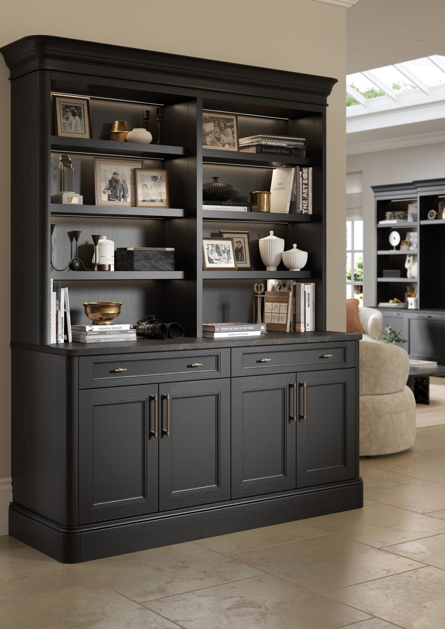 Lianna Stone and Cannon Black Shaker Door 06